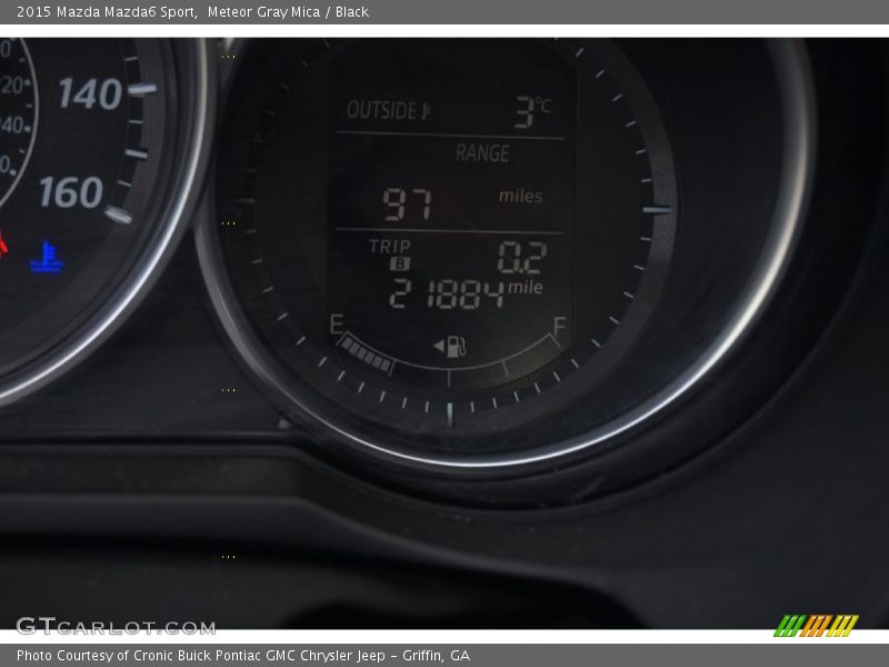 Meteor Gray Mica / Black 2015 Mazda Mazda6 Sport
