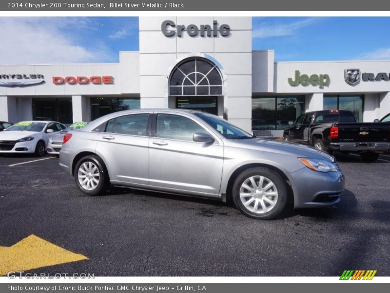 Billet Silver Metallic / Black 2014 Chrysler 200 Touring Sedan