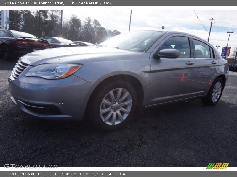 Billet Silver Metallic / Black 2014 Chrysler 200 Touring Sedan