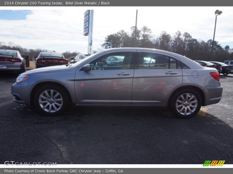 Billet Silver Metallic / Black 2014 Chrysler 200 Touring Sedan