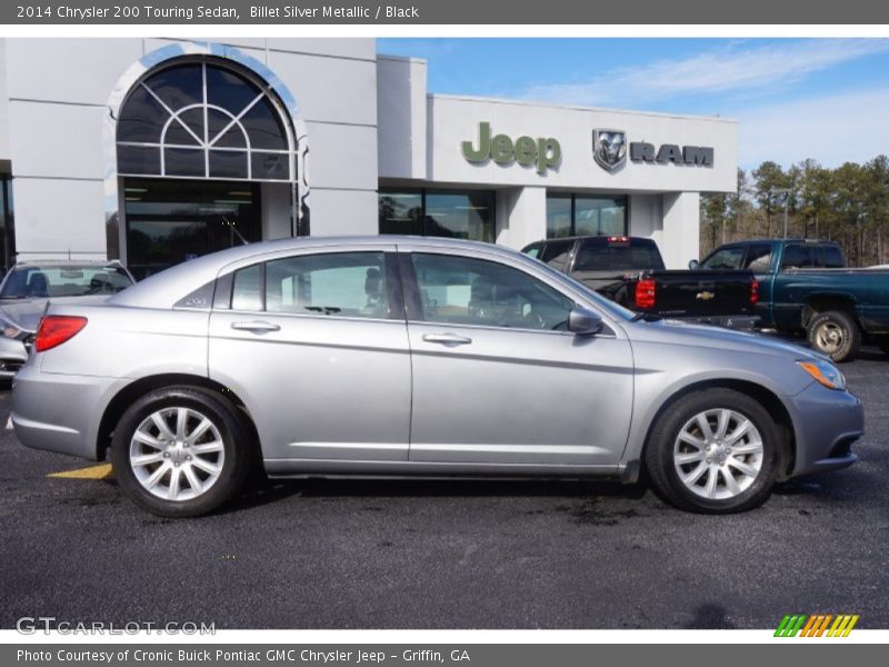 Billet Silver Metallic / Black 2014 Chrysler 200 Touring Sedan