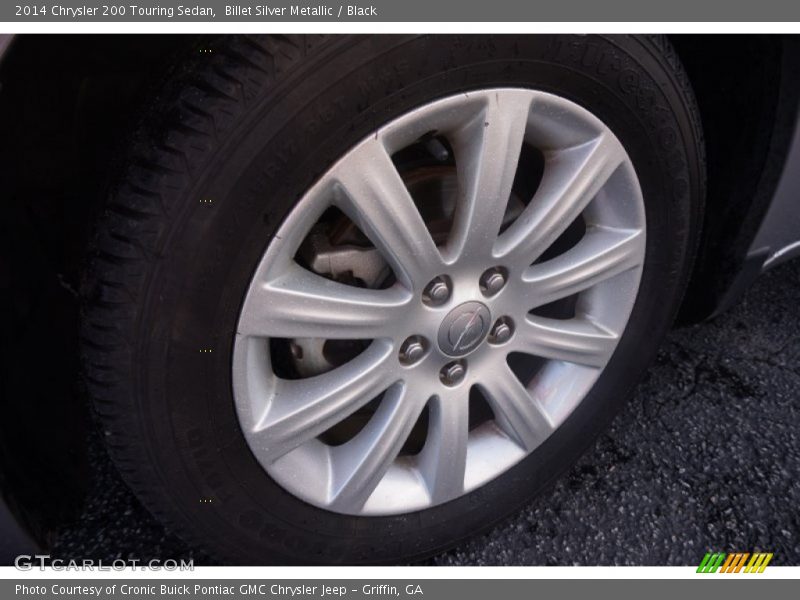 Billet Silver Metallic / Black 2014 Chrysler 200 Touring Sedan