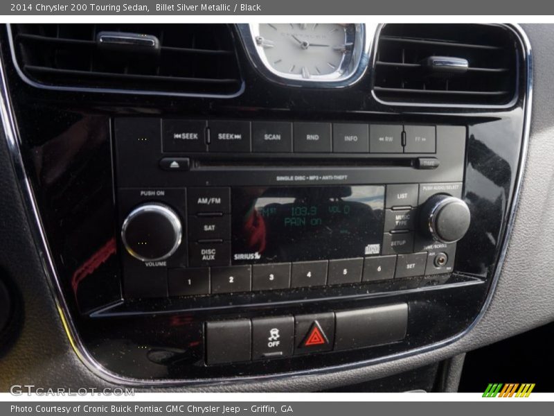 Billet Silver Metallic / Black 2014 Chrysler 200 Touring Sedan