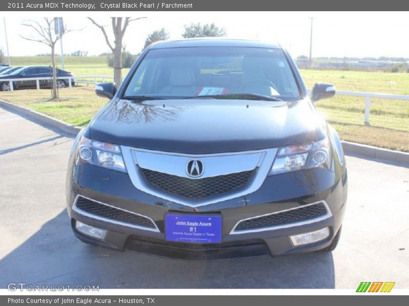 Crystal Black Pearl / Parchment 2011 Acura MDX Technology