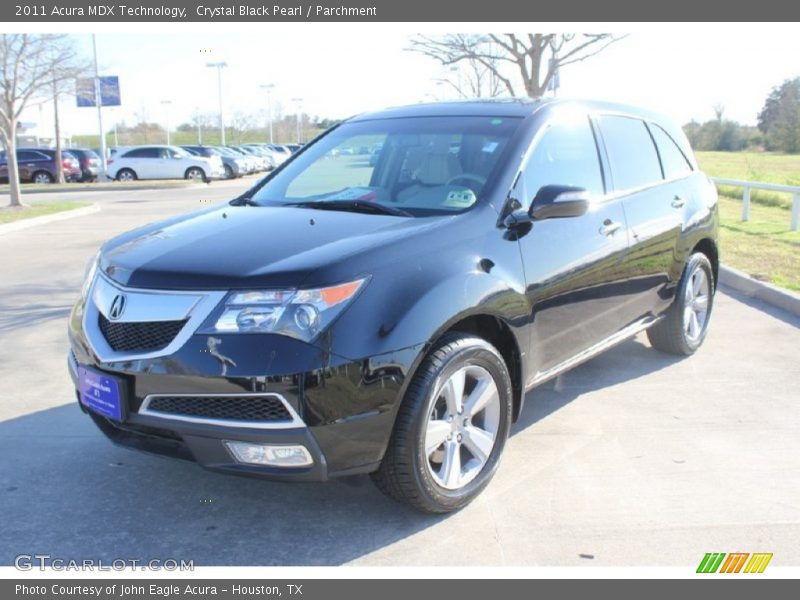 Crystal Black Pearl / Parchment 2011 Acura MDX Technology