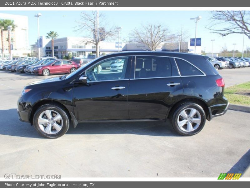 Crystal Black Pearl / Parchment 2011 Acura MDX Technology