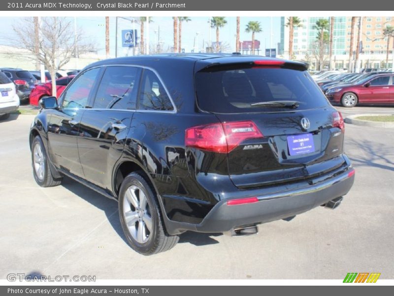 Crystal Black Pearl / Parchment 2011 Acura MDX Technology