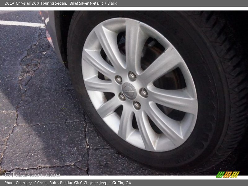 Billet Silver Metallic / Black 2014 Chrysler 200 Touring Sedan
