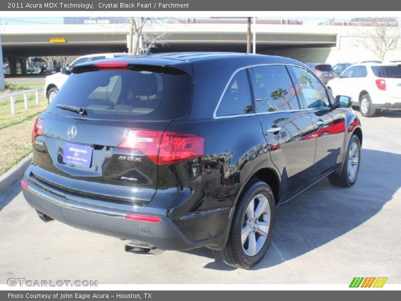 Crystal Black Pearl / Parchment 2011 Acura MDX Technology