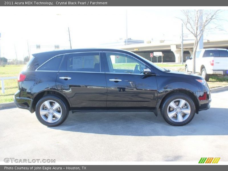 Crystal Black Pearl / Parchment 2011 Acura MDX Technology