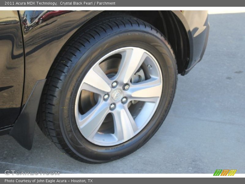 Crystal Black Pearl / Parchment 2011 Acura MDX Technology