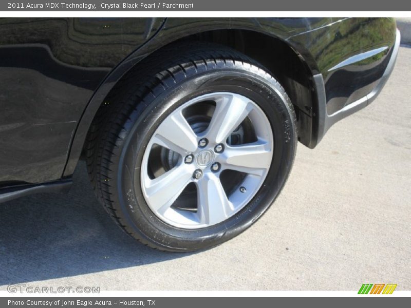 Crystal Black Pearl / Parchment 2011 Acura MDX Technology