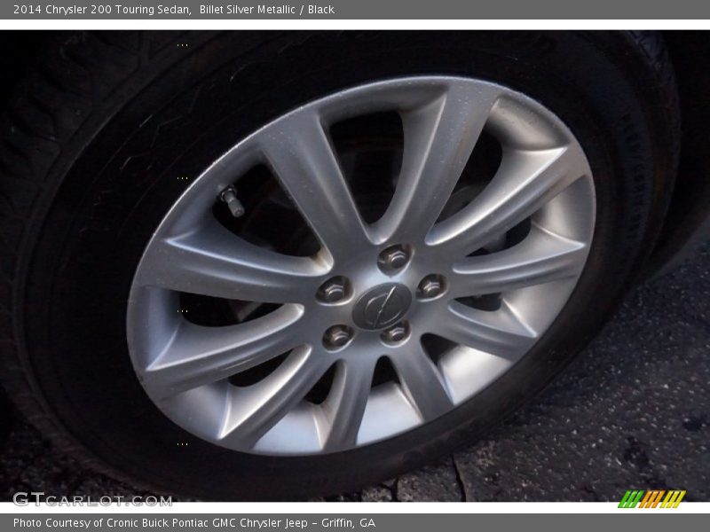 Billet Silver Metallic / Black 2014 Chrysler 200 Touring Sedan