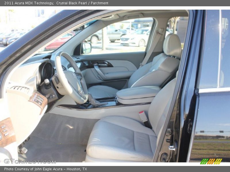 Crystal Black Pearl / Parchment 2011 Acura MDX Technology