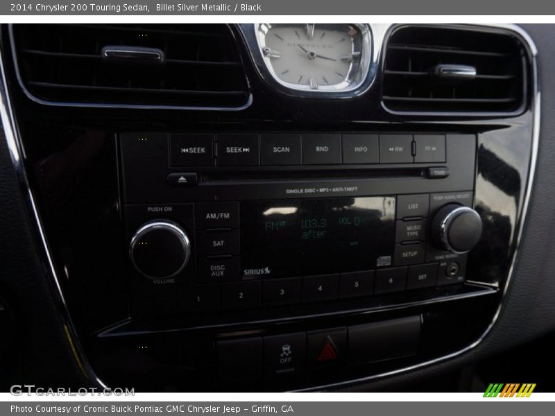 Billet Silver Metallic / Black 2014 Chrysler 200 Touring Sedan