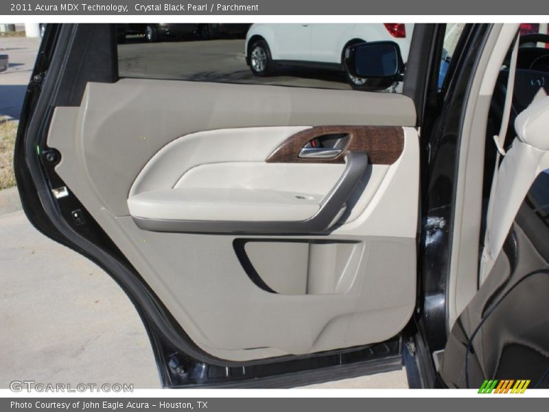 Crystal Black Pearl / Parchment 2011 Acura MDX Technology