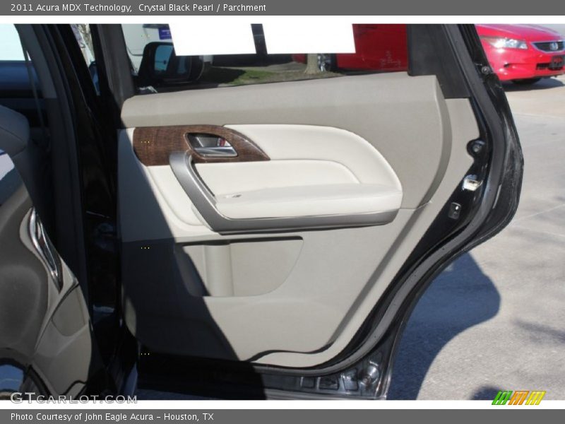 Crystal Black Pearl / Parchment 2011 Acura MDX Technology