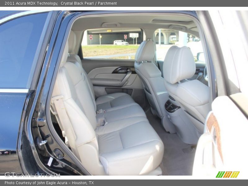 Crystal Black Pearl / Parchment 2011 Acura MDX Technology