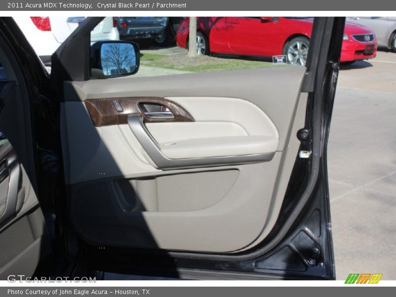 Crystal Black Pearl / Parchment 2011 Acura MDX Technology