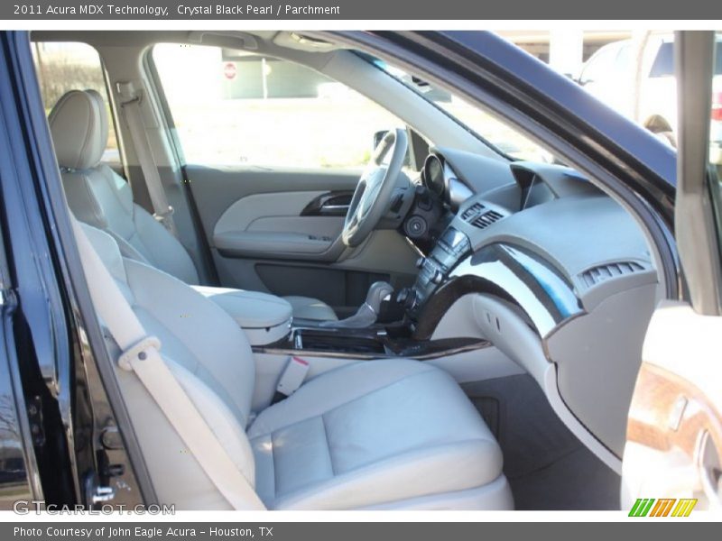 Crystal Black Pearl / Parchment 2011 Acura MDX Technology