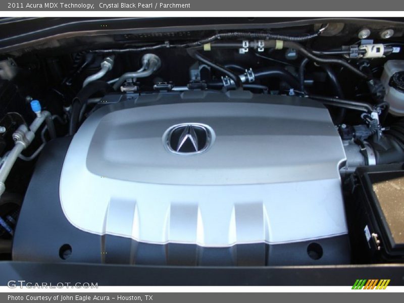 Crystal Black Pearl / Parchment 2011 Acura MDX Technology