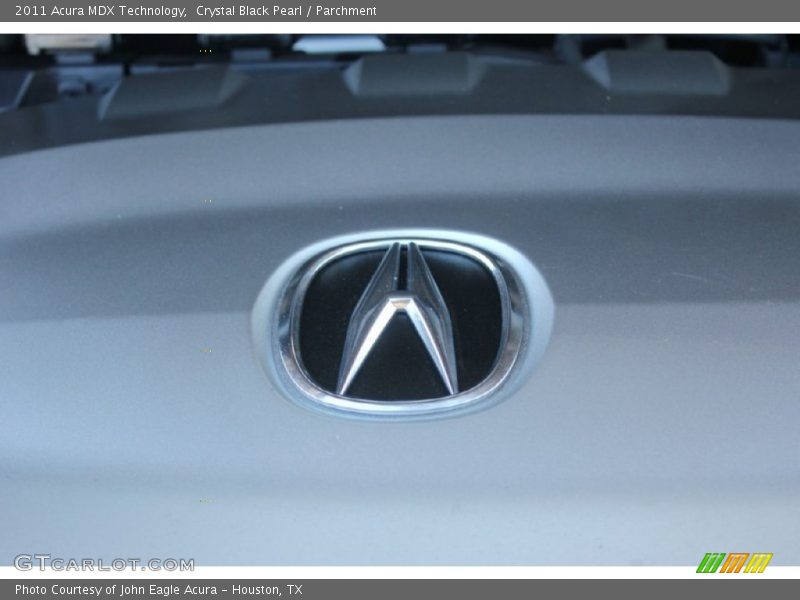 Crystal Black Pearl / Parchment 2011 Acura MDX Technology