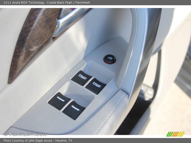 Crystal Black Pearl / Parchment 2011 Acura MDX Technology
