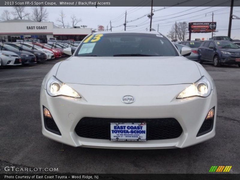 Whiteout / Black/Red Accents 2013 Scion FR-S Sport Coupe
