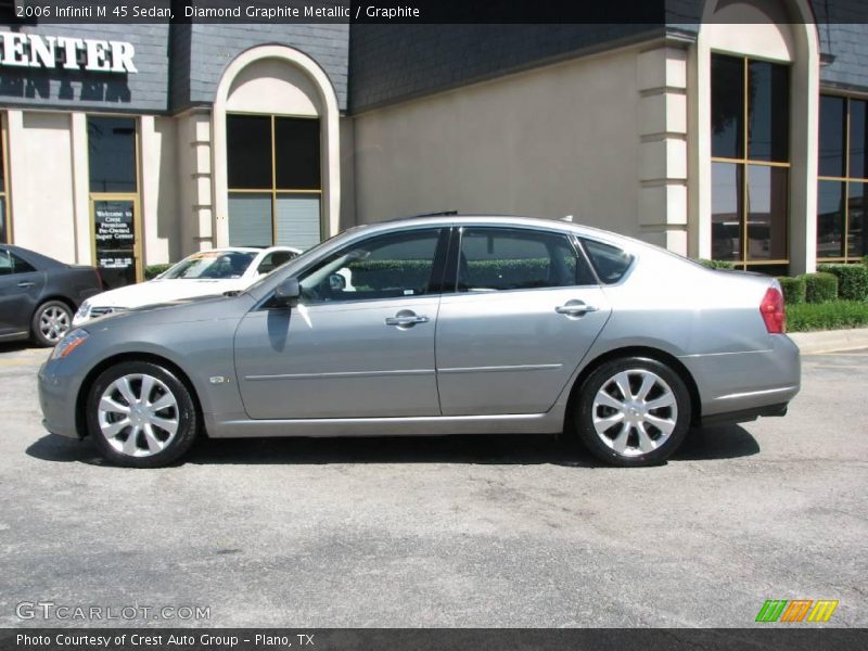 Diamond Graphite Metallic / Graphite 2006 Infiniti M 45 Sedan