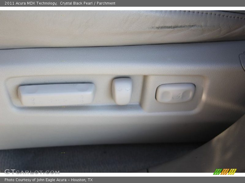 Crystal Black Pearl / Parchment 2011 Acura MDX Technology