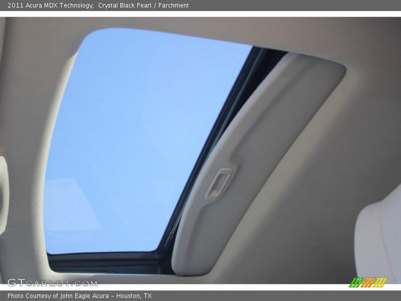 Crystal Black Pearl / Parchment 2011 Acura MDX Technology