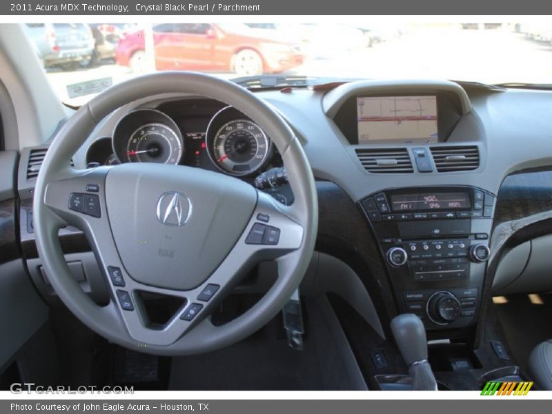 Crystal Black Pearl / Parchment 2011 Acura MDX Technology