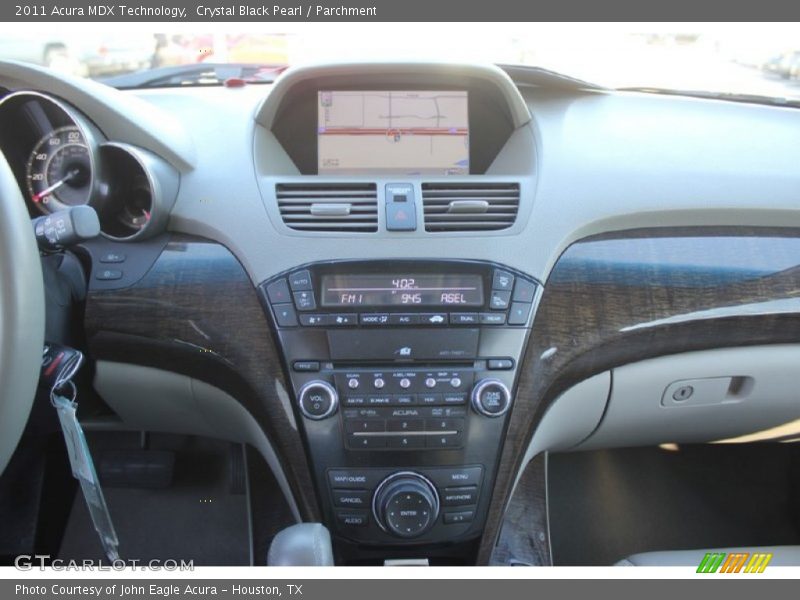 Crystal Black Pearl / Parchment 2011 Acura MDX Technology