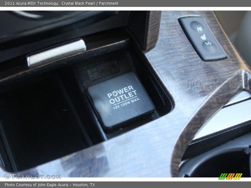Crystal Black Pearl / Parchment 2011 Acura MDX Technology