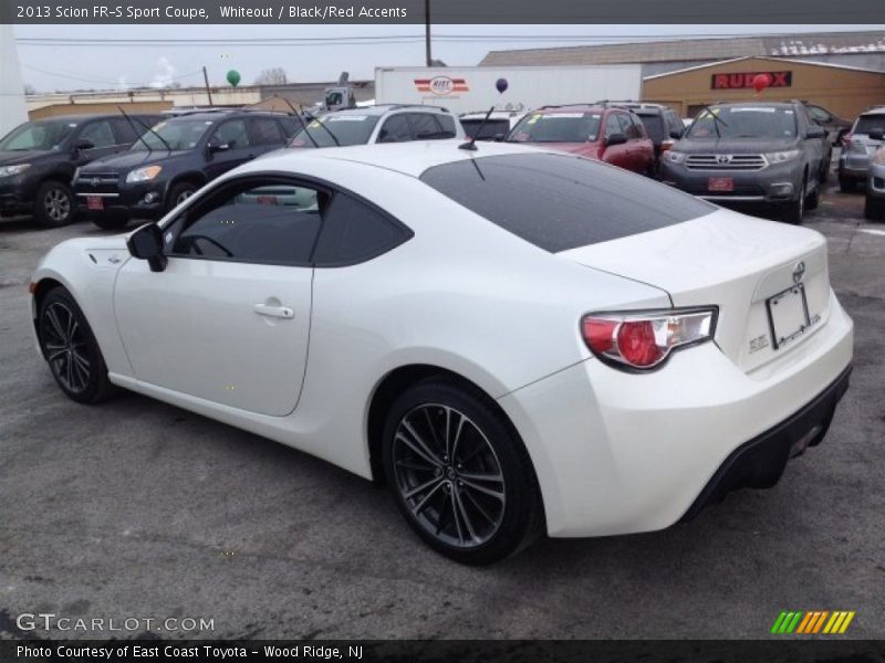 Whiteout / Black/Red Accents 2013 Scion FR-S Sport Coupe