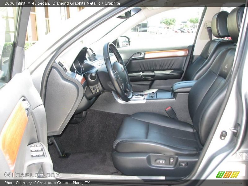 Diamond Graphite Metallic / Graphite 2006 Infiniti M 45 Sedan