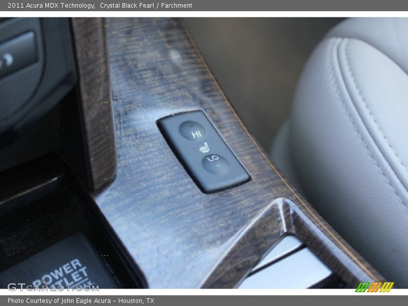 Crystal Black Pearl / Parchment 2011 Acura MDX Technology