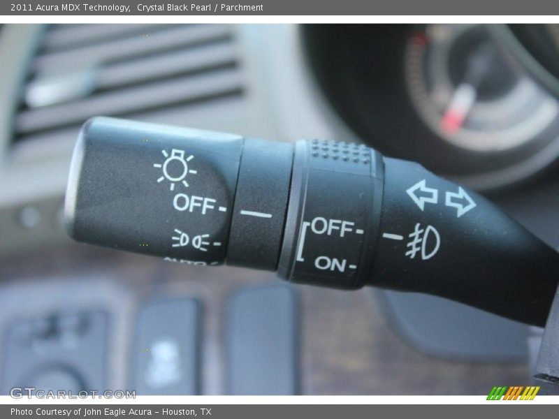 Crystal Black Pearl / Parchment 2011 Acura MDX Technology