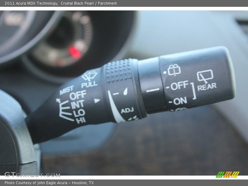 Crystal Black Pearl / Parchment 2011 Acura MDX Technology