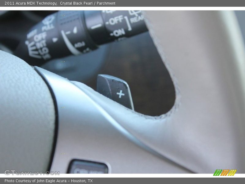 Crystal Black Pearl / Parchment 2011 Acura MDX Technology