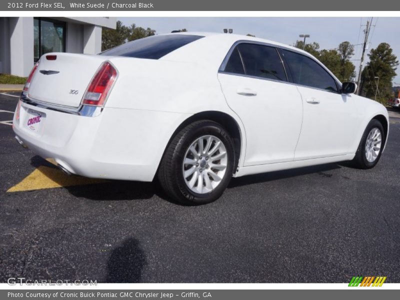 White Suede / Charcoal Black 2012 Ford Flex SEL