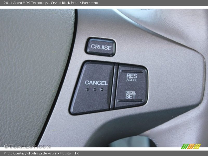 Crystal Black Pearl / Parchment 2011 Acura MDX Technology