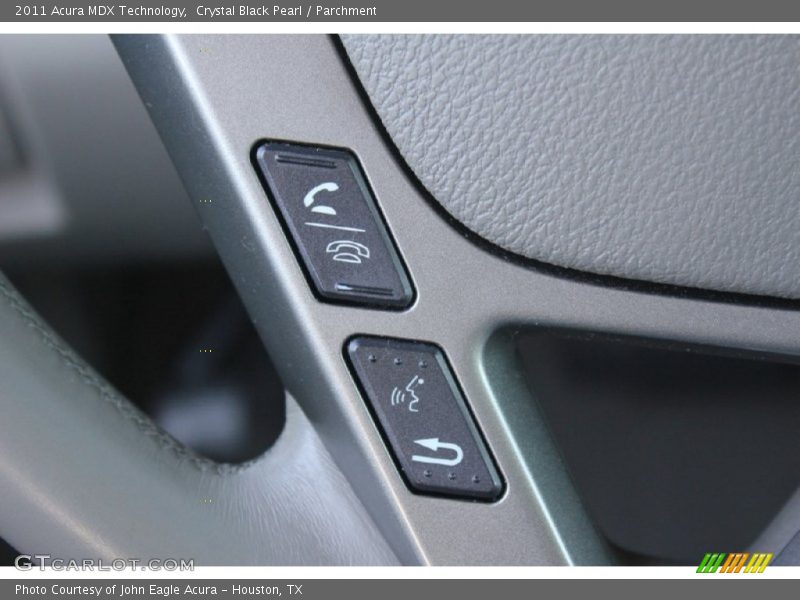 Crystal Black Pearl / Parchment 2011 Acura MDX Technology