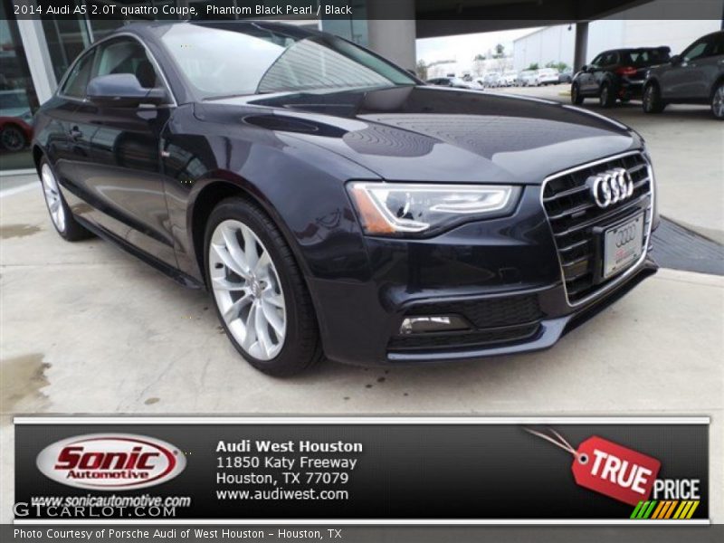 Phantom Black Pearl / Black 2014 Audi A5 2.0T quattro Coupe