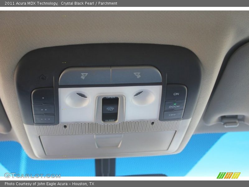 Crystal Black Pearl / Parchment 2011 Acura MDX Technology