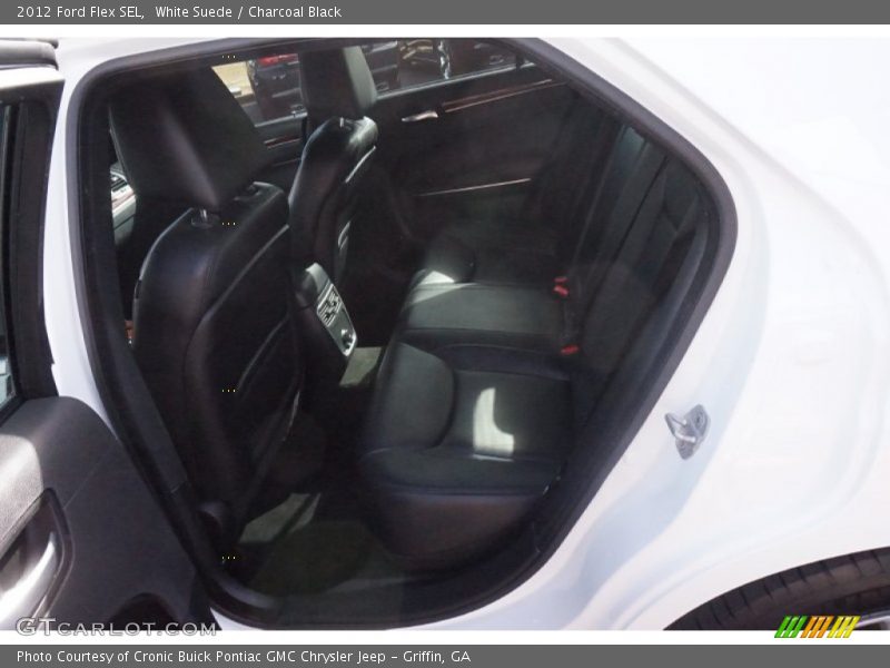 White Suede / Charcoal Black 2012 Ford Flex SEL