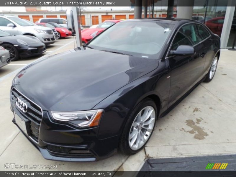 Phantom Black Pearl / Black 2014 Audi A5 2.0T quattro Coupe