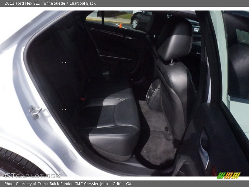 White Suede / Charcoal Black 2012 Ford Flex SEL