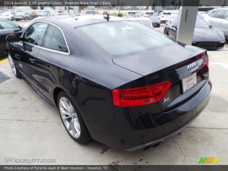 Phantom Black Pearl / Black 2014 Audi A5 2.0T quattro Coupe