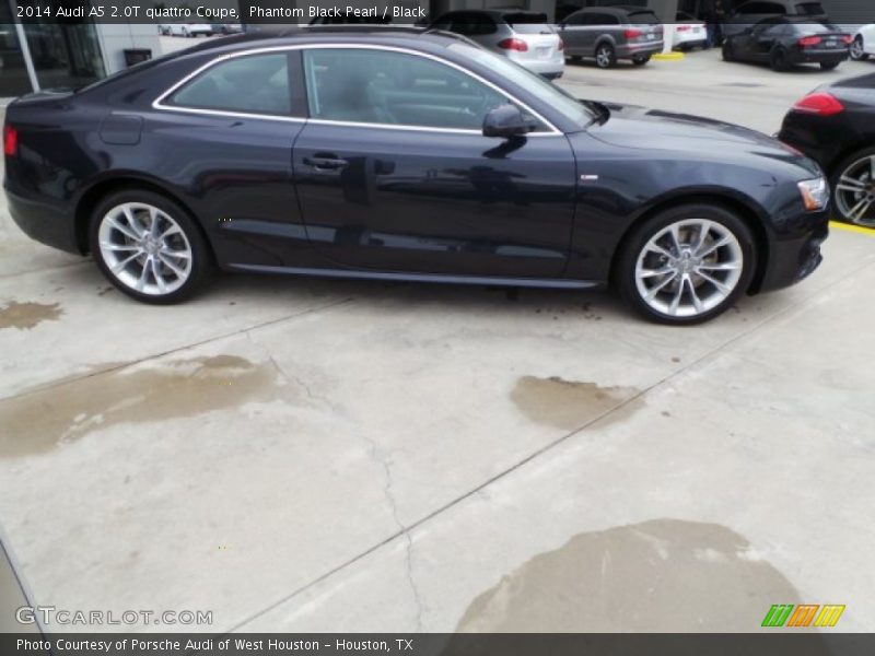 Phantom Black Pearl / Black 2014 Audi A5 2.0T quattro Coupe